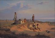 martinus rorbye Men of Skagen a summer evening in fair wheather china oil painting artist